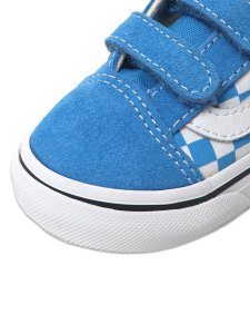 画像7: 【KIDS】VANS TD OLD SKOOL V CHECKERBOARD BRIGHT AZURE BLUE (7)