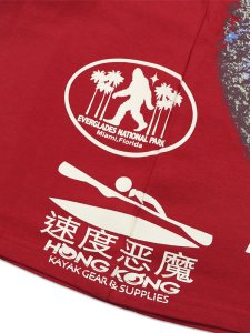 画像4: 【送料無料】BILLIONAIRE BOYS CLUB BB HOOK TEE RED (4)