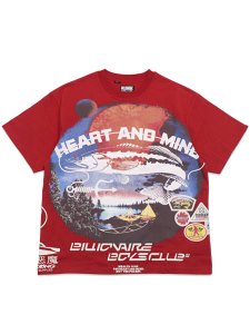 画像1: 【送料無料】BILLIONAIRE BOYS CLUB BB HOOK TEE RED (1)