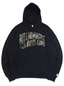 画像1: 【送料無料】BILLIONAIRE BOYS BB CAMO HOODIE BLACK (1)