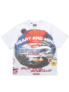 画像1: 【送料無料】BILLIONAIRE BOYS CLUB BB HOOK TEE WHITE (1)