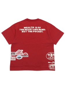 画像2: 【送料無料】BILLIONAIRE BOYS CLUB BB HOOK TEE RED (2)