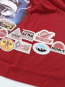 画像5: 【送料無料】BILLIONAIRE BOYS CLUB BB HOOK TEE RED (5)