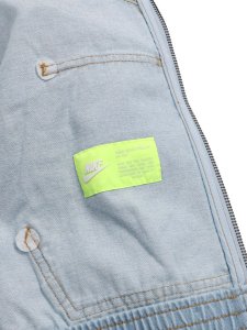 画像6: 【送料無料】【KIDS】NIKE YTH NSW WR DENIM FZ JACKET-LT ARMORY BLUE (6)