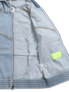 画像5: 【送料無料】【KIDS】NIKE YTH NSW WR DENIM FZ JACKET-LT ARMORY BLUE (5)