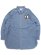 画像1: 【送料無料】RECOGNIZE #7 VINYL CHAMBRAY SHIRT INDIGO (1)