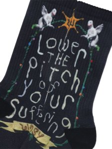 画像3: WHIMSY SOCKS ANGEL SOCKS BLACK (3)