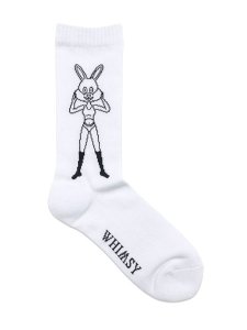 画像2: WHIMSY SOCKS NISHIYAMA SOCKS WHITE (2)