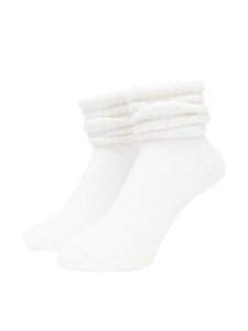 画像5: WHIMSY SOCKS LOOSE GUAGE RIB SOCKS WHITE (5)