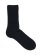 画像2: WHIMSY SOCKS LOOSE GUAGE RIB SOCKS BLACK (2)