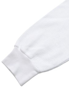 画像6: LOS ANGELES APPAREL L/S HEAVY THERMAL CREW NECK OVERSIZED-WHITE (6)