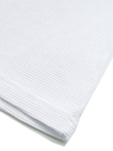 画像4: LOS ANGELES APPAREL L/S HEAVY THERMAL CREW NECK OVERSIZED-WHITE (4)