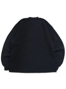 画像2: LOS ANGELES APPAREL L/S HEAVY THERMAL CREW NECK OVERSIZED-BLACK (2)