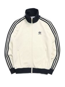 画像1: 【送料無料】ADIDAS WAFFLE CLASSIC TRACK TOP-WONDER WHITE (1)