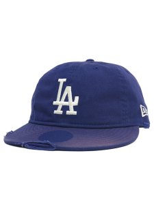 画像1: NEW ERA 9THIRTY DAMAGE PACKABLE VISOR DODGERS DK ROYAL (1)