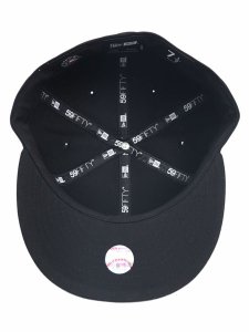 画像5: 【送料無料】NEW ERA 59FIFTY PEARL BADGE YANKEES BLACK (5)