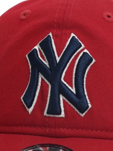 画像6: NEW ERA 9FORTY UNSTRUCTURED YANKEES SCARLET (6)