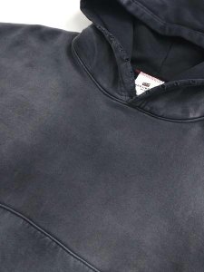 画像3: 【送料無料】MOOJI MOOJI OVERSIZED CROP HOODIE AGED BLACK (3)