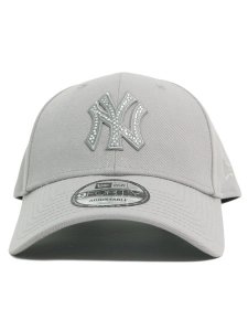 画像2: NEW ERA 9FORTY RHINESTONE YANKEES GREY (2)
