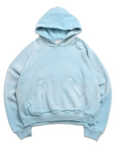 画像1: 【送料無料】MOOJI MOOJI OVERSIZED CROP HOODIE AGED BABY BLUE (1)