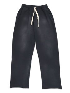 画像1: 【送料無料】MOOJI MOOJI CROP SWEAT PANTS AGED BLACK (1)
