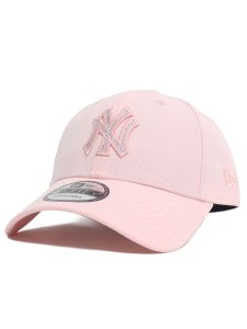 画像1: NEW ERA 9FORTY RHINESTONE YANKEES PINK (1)