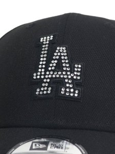 画像6: NEW ERA 9FORTY RHINESTONE DODGERS BLACK (6)
