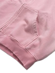 画像4: 【送料無料】MOOJI MOOJI OVERSIZE ZIP UP HOODIE AGED MAUVE PINK (4)