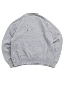 画像2: 【送料無料】MOOJI MOOJI CLASSIC CREW SPLATTER PAINT HEATHER GRAY (2)