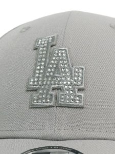 画像6: NEW ERA 9FORTY RHINESTONE DODGERS GREY (6)
