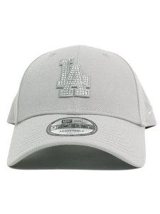 画像2: NEW ERA 9FORTY RHINESTONE DODGERS GREY (2)