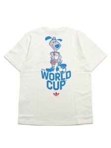 画像1: ADIDAS STRIKER MASCOT TEE-CLOUD WHITE (1)