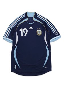画像1: 【送料無料】ADIDAS ARGENTINA AWAY JRSY 2006 #19 MESSI-DARK BLUE (1)