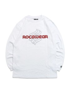 画像1: ROCAWEAR FADED LOGO PRINT L/S TEE (1)