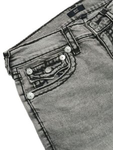 画像3: 【送料無料】TRUE RELIGION BILLY SUPER T BOOTCUT  GRAVEL ROOT GREY WASH (3)