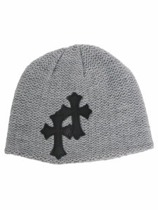 画像1: ADVANCE CROSS KNIT HAT LT GREY (1)