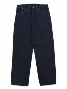 画像1: 【送料無料】POST OʼALLS SWEETBEAR BANDTOP 8oz DENIM DARK INDIGO (1)