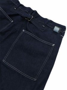 画像5: 【送料無料】POST OʼALLS SWEETBEAR BANDTOP 8oz DENIM DARK INDIGO (5)