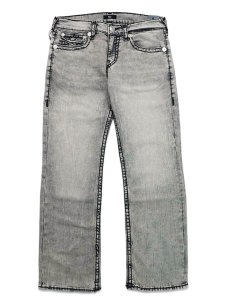 画像2: 【送料無料】TRUE RELIGION BILLY SUPER T BOOTCUT  GRAVEL ROOT GREY WASH (2)