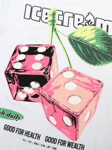 画像4: 【送料無料】ICECREAM DICE LS TEE WHITE (4)