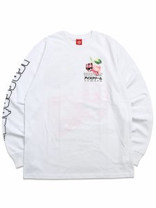 画像2: 【送料無料】ICECREAM DICE LS TEE WHITE (2)