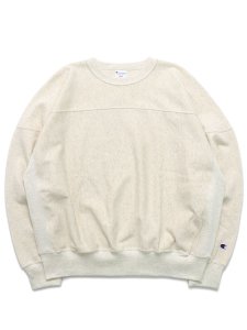 画像1: CHAMPION RW 10oz FRENCH TERRY CREWNECK SHIRT-OATMEAL (1)