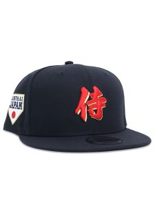 画像1: NEW ERA 9FIFTY WORLD BASEBALL CLASSIC SAMURAI KANJI NAVY (1)
