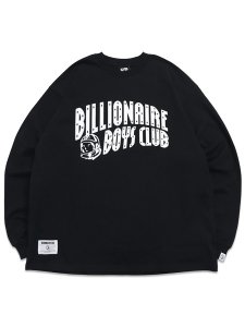 画像1: 【送料無料】BILLIONAIRE BOYS CLUB COTTON LS TEE ARCH LOGO BLACK (1)