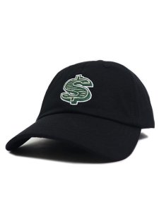 画像1: BILLIONAIRE BOYS CLUB COTTON TWILL CAP BLACK/GREEN (1)