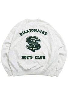 画像1: 【送料無料】BILLIONAIRE BOYS CLUB SWEATSHIRT D&D GRAY/GREEN (1)