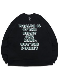 画像2: 【送料無料】BILLIONAIRE BOYS CLUB COTTON LS TEE ARCH LOGO BLACK (2)