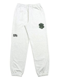 画像1: 【送料無料】BILLIONAIRE BOYS CLUB SWEAT PANTS DOLLARS GREY (1)