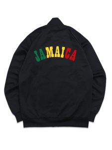 画像2: 【送料無料】ADIDAS JAMAICA ORIGINALS TRACK TOP-BLACK (2)