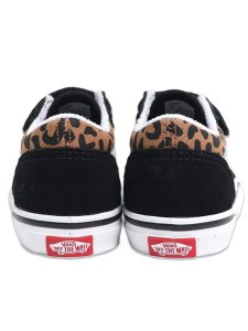 画像4: 【KIDS】VANS TD OLD SKOOL V LEOPARD BLACK/BROWN (4)